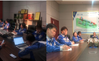 努力工作，健康生活，艾灸培訓(xùn)中